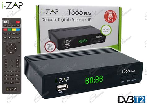 Decoder Digitale Terrestre Hd T365 Per Nuovo Standard Dvb T2 Supporta