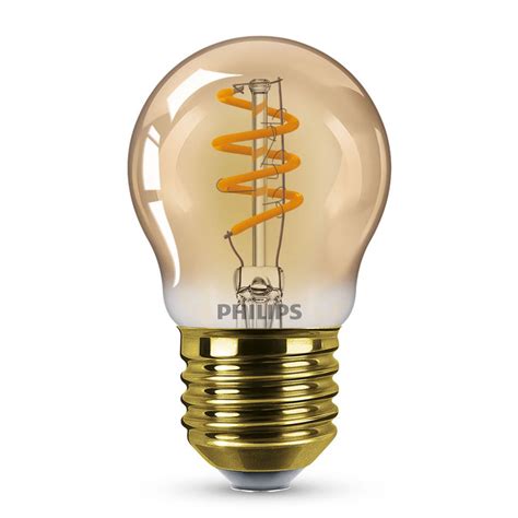 Philips LED Classic E27 P45 3 5 W 1 800 K Guld Lamp24 Se