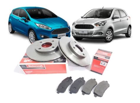 Kit Disco E Pastilha De Freio Dianteiro Ford Ka E New Fiesta