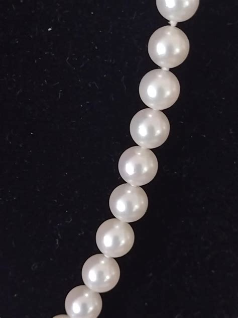 Mikimoto Blue Lagoon 18 Akoya Pearl Strand Necklace 14k Gold Clasp