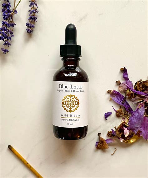 Blue Lotus Tincture Alcohol Free Blue Lotus Nymphaea Etsy Canada