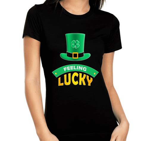 St Patricks Day Shirt for Women Saint Patrick's Shamrock Shirts Lucky ...