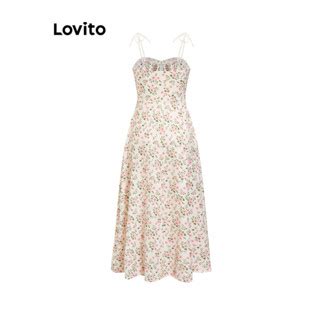 Lovito Women Boho Ditsy Floral Pattern Dress L71ED281 Multi Color