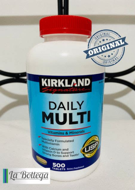 Kirkland Signature Daily Multi Vitamins And Minerals 500 Tablets Lazada Ph