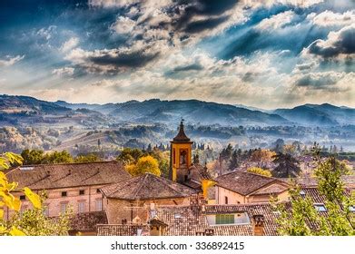 Rooftops Ancient Buildings Brick Wall Houses Stock Photo