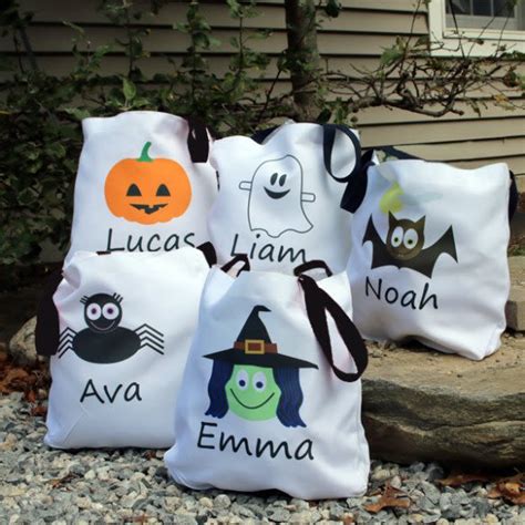 Personalized Halloween Trick or Treat Bags | ForAllGifts