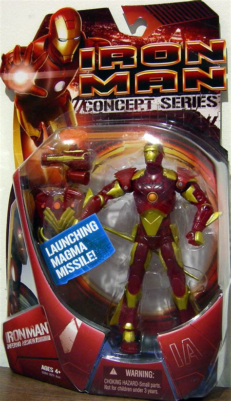 Iron Man Inferno Armor Concept Series Action Figure