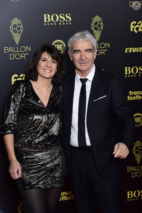 Photo Estelle Denis et Raymond Domenech Cérémonie du Ballon d Or