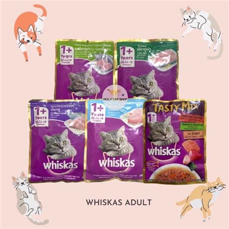 Jual Whiskas Adult Pouch Wetfood Kucing Shopee Indonesia