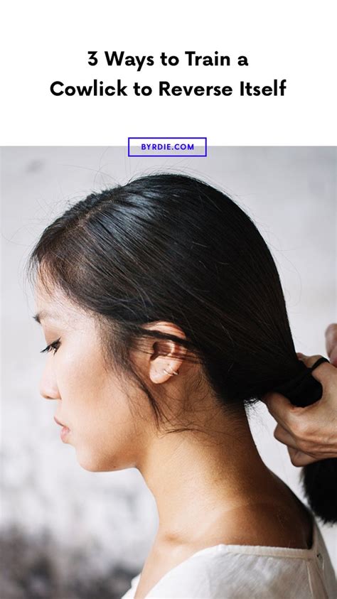 6 Tips For Getting Rid Of A Cowlick Straight From Hairstylists Cowlick Cowlick Hairstyles