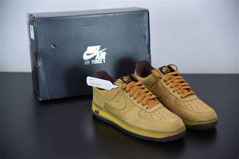 耐克Air Force 1 LoW Retro SP Wheat Mocha摩卡小麦空军一号低帮休闲板鞋纯原版本 货号DC7504 700