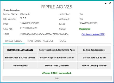 Register Serial Number Frpfile Icloud Bypass Tool Free