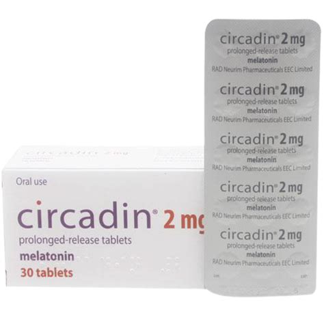 Circadin Melatonin 2mg Tablets 30 S Hemlock