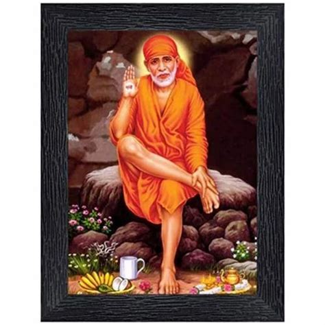 Sai Baba Wooden Frame Home At Rs 190piece In Jaipur Id 27551902112