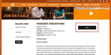 Home Depot Job Application And Careers