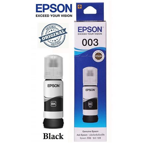 ORIGINAL Epson 003 REFILL INK FOR PRINTER L1110 L3100 L3101 L3110