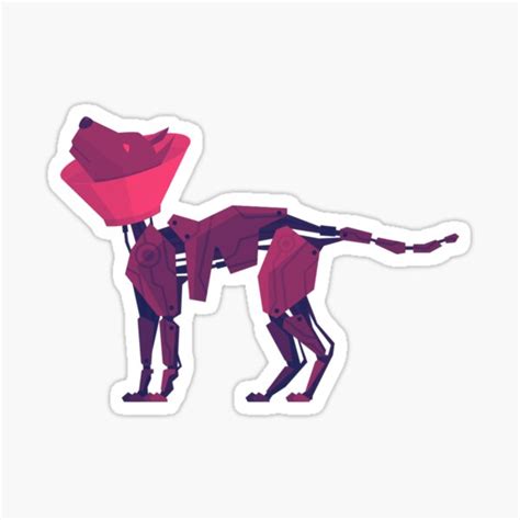 "Aibo sticker, robot dog." Sticker for Sale by Ramiquin93 | Redbubble