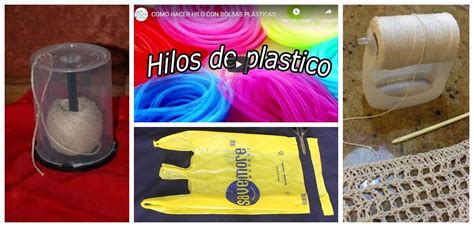 Aprende cómo hacer hilo reciclando bolsas y botellas de plástico