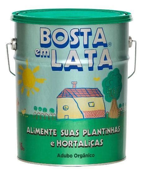 Fertilizante Org Nico Bosta Em Lata Plantas E Horta Kg Adubo