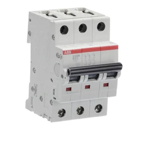 ABB S200M MCB Interruttore Automatico Miniaturizzato Tipo B 3 Pol 63A