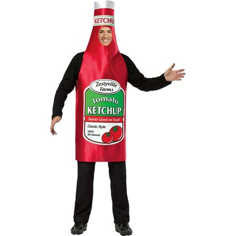 Zestyville Ketchup Adult Costume Scostumes