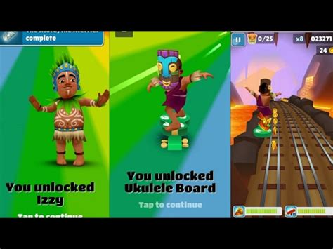 Subway Surfers World Tour Hawaii Unlocking Izzy Board Gameplay