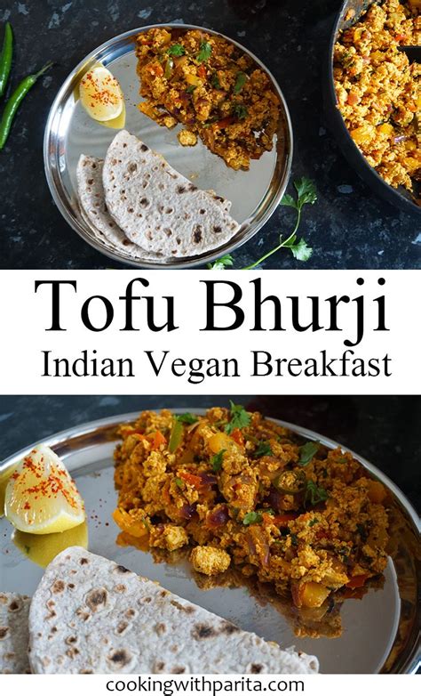 Vegan Tofu Bhurji Indian Scramble Cooking With Parita Recipe