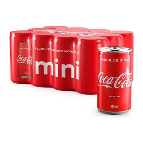 Fardo 6x Coca Cola Lata 220ml Parcelamento Sem Juros