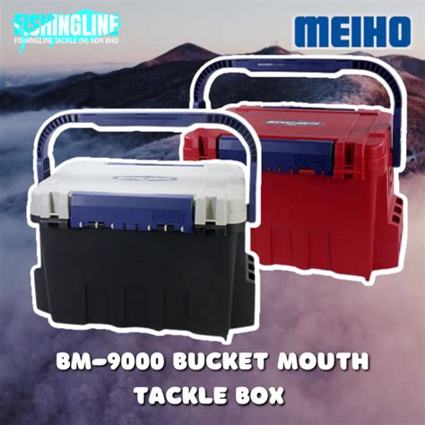 MEIHO JAPAN BUCKET MOUTH BM 9000 Fishing Tackle Box Made In Japan Lazada