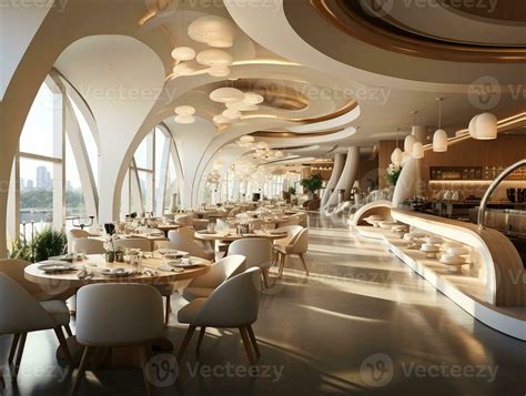 AI Generated Luxury modern food restaurant photo 30548814 Stock Photo