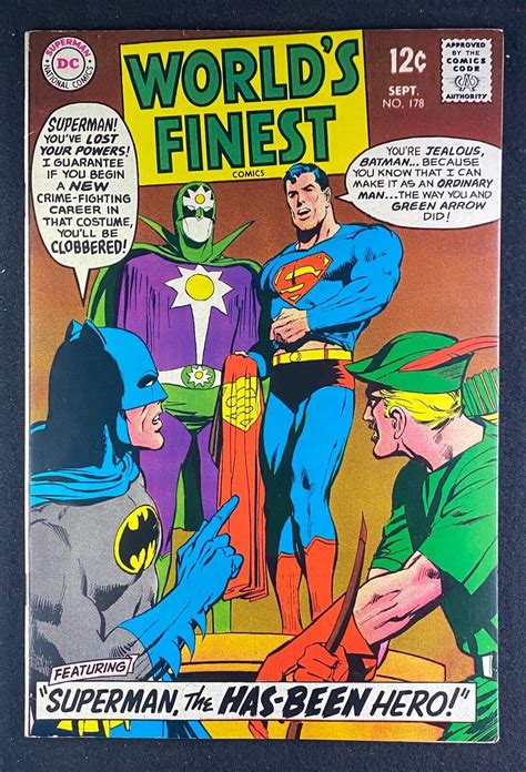 Worlds Finest Vf Neal Adams Cover Batman Superman