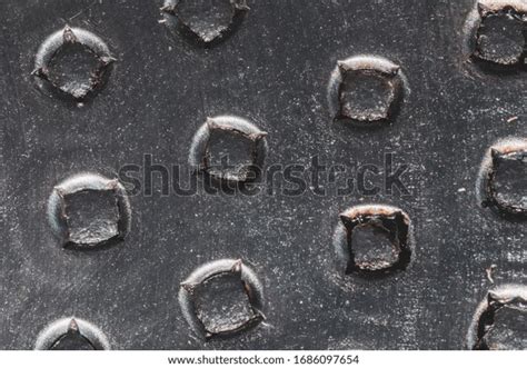 Steel Plate Holes Close Abstract Industrial Stock Photo 1686097654