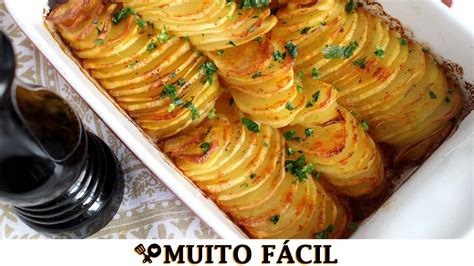 BATATA DE FORNO LAMINADA SUPER FÁCIL RECEITAS QUE AMO YouTube