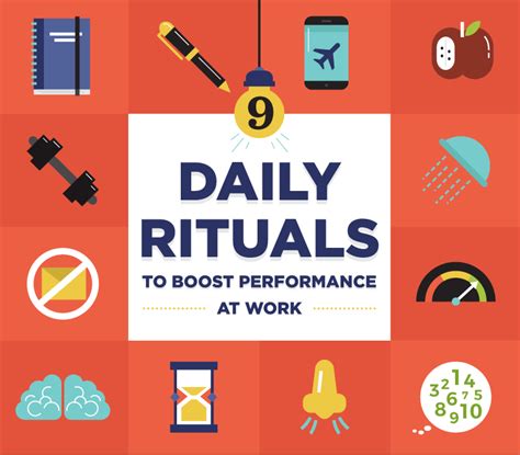 Infographic How To Boost Productivity With Nine Daily Rituals