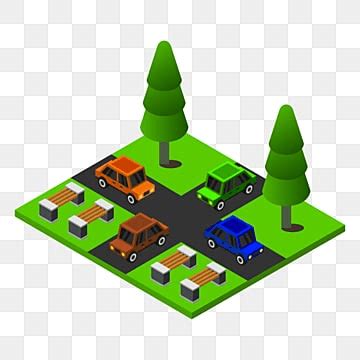 Intersection Clipart The Isometric Image Of The Road Intersection