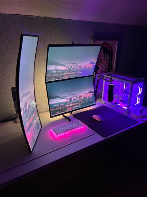 Gamer Setup Gaming Pcs Gaming Room Setup Pc Setup Desk Setup