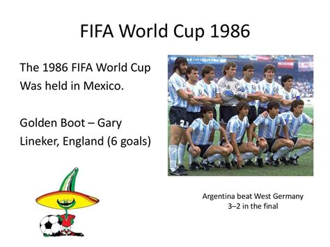 A brief history of FIFA world cup competitions