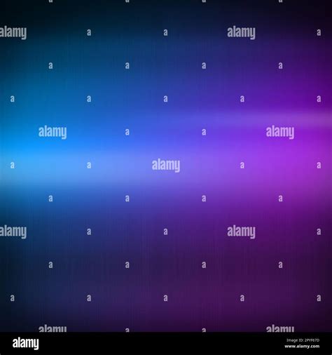 Colorful Shiny Brushed Metal Gradient From Blue To Purple Square Background Texture Stock