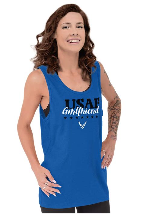 Us Air Force Usaf Girlfriend Pride Tank Top Tee Shirt Women Brisco