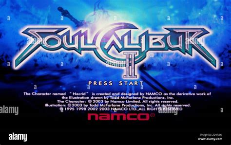 Soul Calibur II - Sony Playstation 2 PS2 - Editorial use only Stock ...