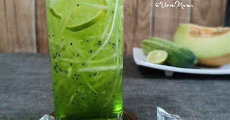 Resep Es Kuwut Melon Timun Oleh Ummu Marwa Cookpad