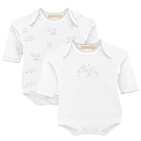 Ripley CONJUNTO ALGODÓN PIMA UNISEX BABY CLUB CHIC BLANCO BODY HAPPY