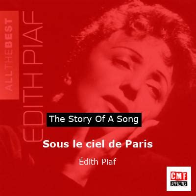 The story of the song Sous le ciel de Paris - Édith Piaf