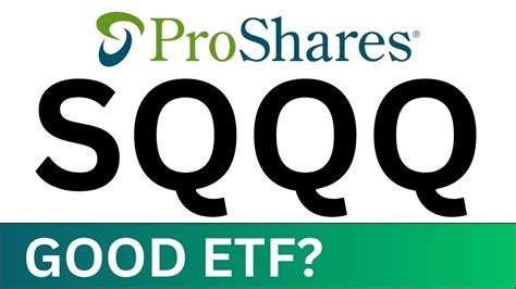 SQQQ ETF Analysis ProShares UltraPro Short QQQ 3x Shares ETF YouTube