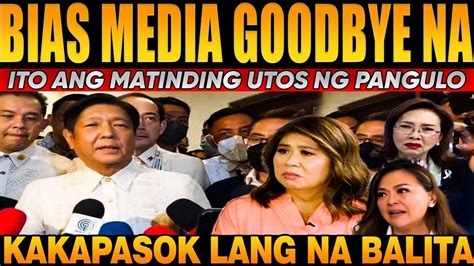 KAKAPASOK LANG GRABE Si Pbbm Lang NAKAKAGAWA NITO DILAWANG MEDIA