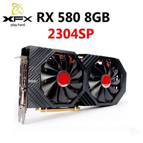 XFX RX 580 Placas Gráficas De 8GB 256Bit GDDR5 De Vídeo Para VGA Série