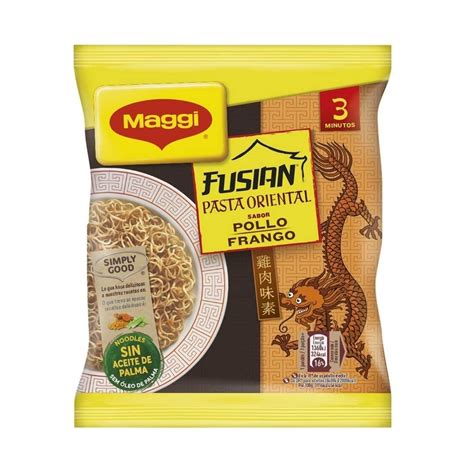 Maggi Fusian Pasta Oriental Noodles Sabor Pollo 71 Gr Avunto