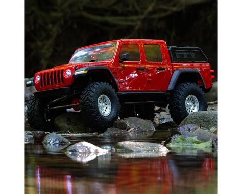 Axial Scx Iii Jeep Jt Gladiator Rtr Wd Rock Crawler W Portals Red