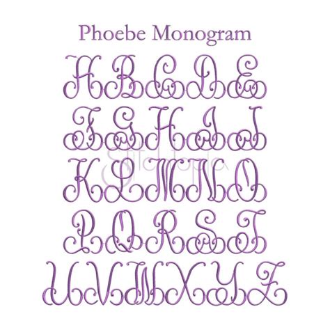 Monogram Embroidery Font Bundle 10 Fonts Stitchtopia