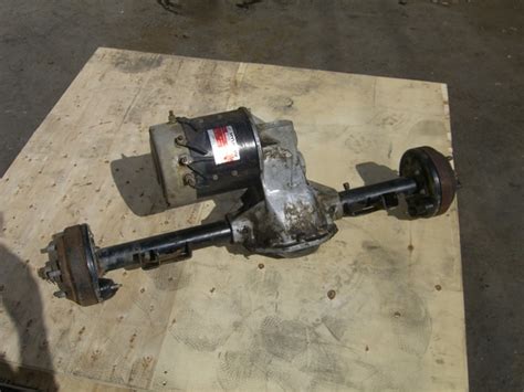 Rear End Differential Assembly Hyundai Golf Cart Axle With Series Motor 3hp 36v Lsv Carts